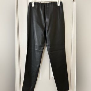 Jessica Simpson FauxVegan Leather Pants Fitted Elastic Waist Women’s M, NWOT!